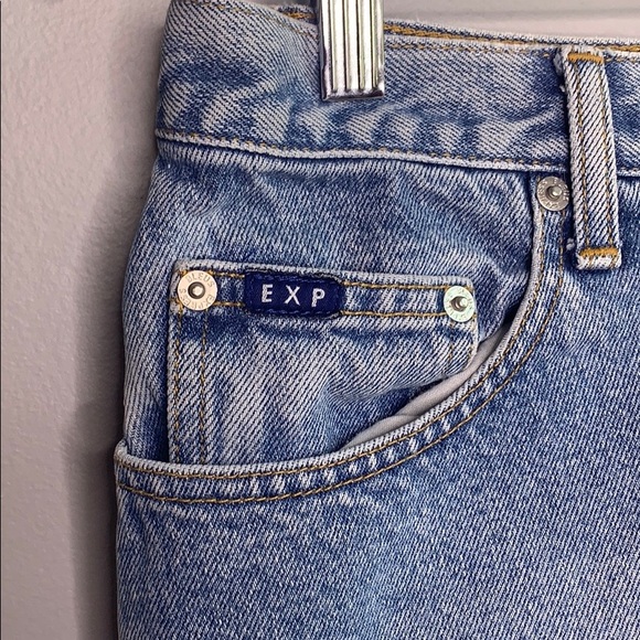 Vintage Express Jean Shorts Embellished Plus 14 - Picture 5 of 14